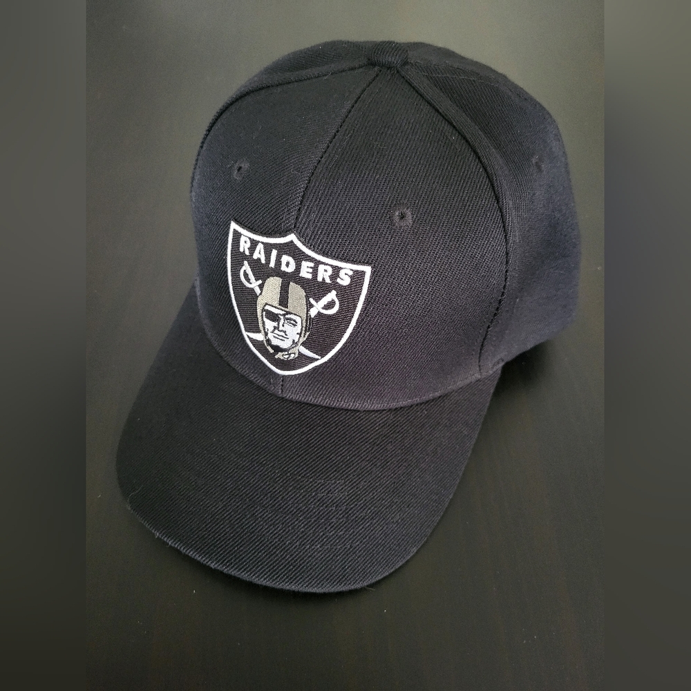 Oakland Raiders Black Throwback Hat